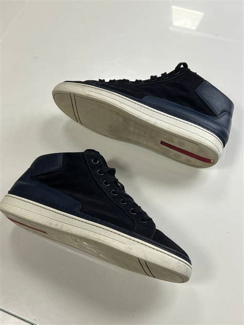 prada high top sneaker 小紅書|prada shoes.